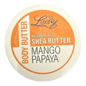 Mango Papaya Shea Body Butter - Orange & White